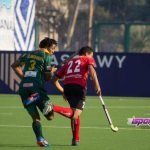A race for the ball……. South Africa versus Egypt