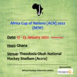 FIH Tournament Announcements & AfHF Tournaments Revised Dates